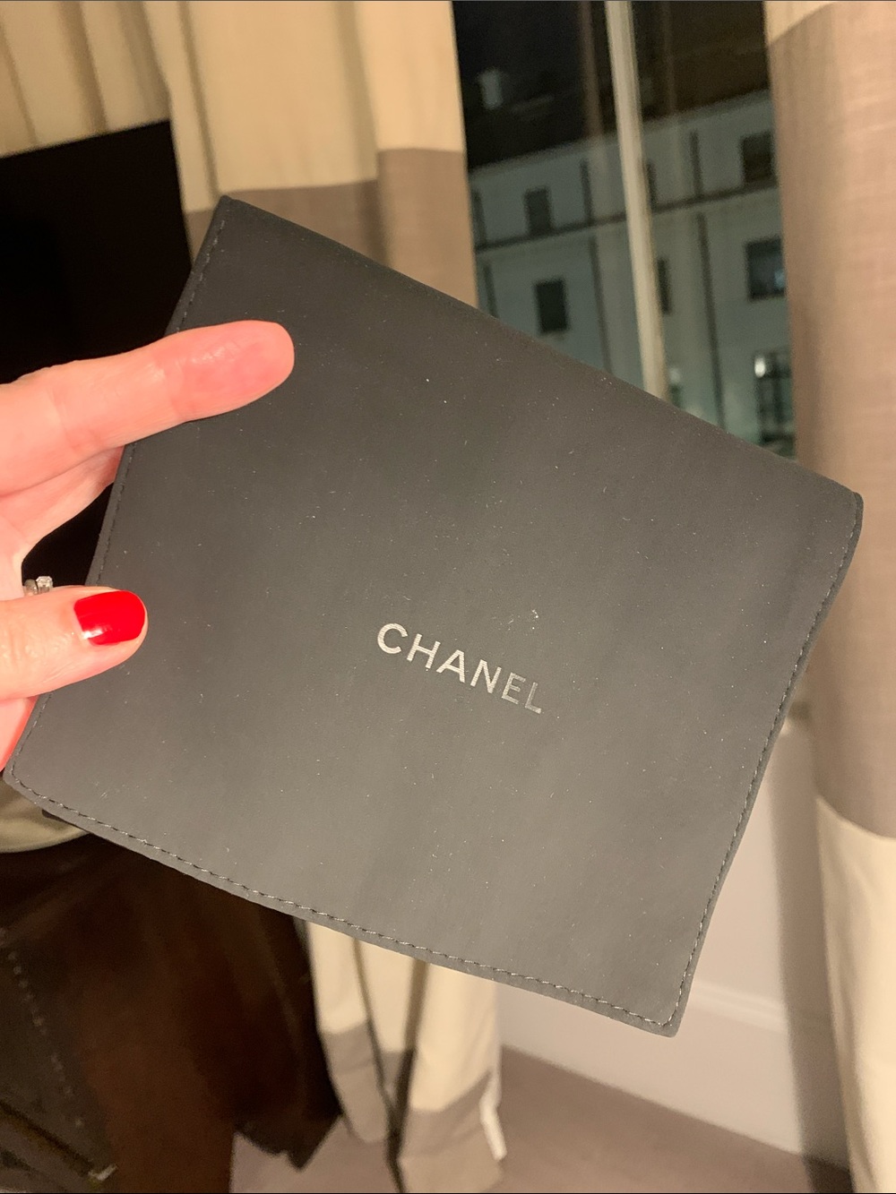 Leather like authentic rare Chanel flip case at brand new condition, limited,new